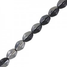 Czech Pinch beads 5x3mm Jet chrome 23980/27401